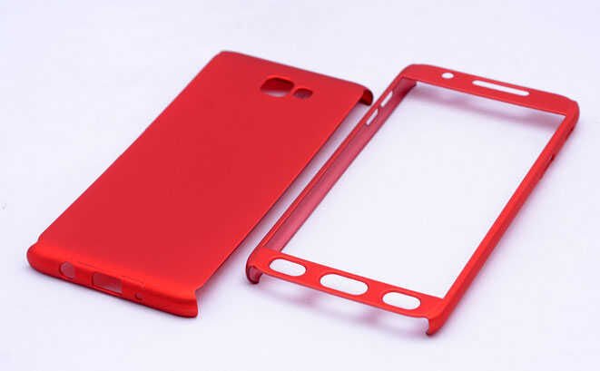 Galaxy A3 2017 Kılıf Zore 360 3 Parçalı Rubber Kapak