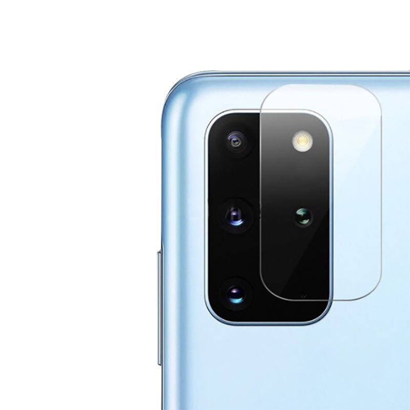 Samsung Galaxy S20 Plus Kamera Lens Koruyucu Cam Filmi Tam Kaplama Tasarım (z-kamera-camı) Renksiz