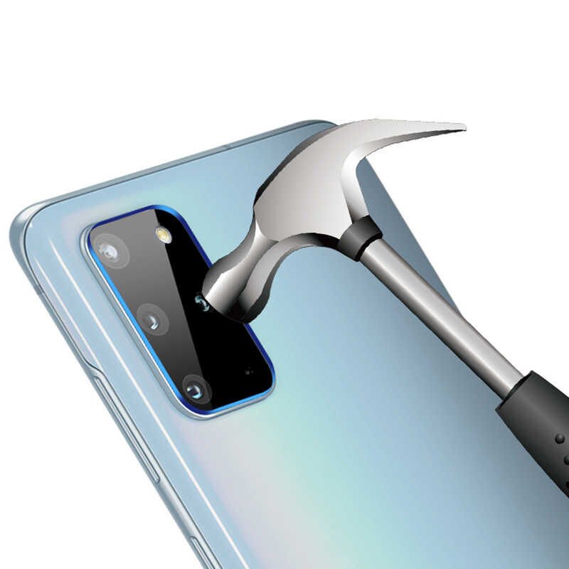 Samsung Galaxy S20 Plus Kamera Lens Koruyucu Cam Filmi Tam Kaplama Tasarım (z-kamera-camı) Renksiz