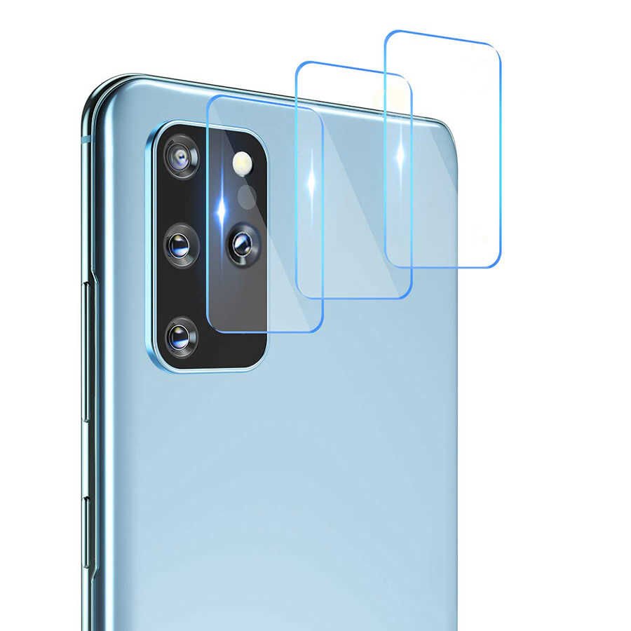 Samsung Galaxy S20 Plus Kamera Lens Koruyucu Cam Filmi Tam Kaplama Tasarım (z-kamera-camı) Renksiz