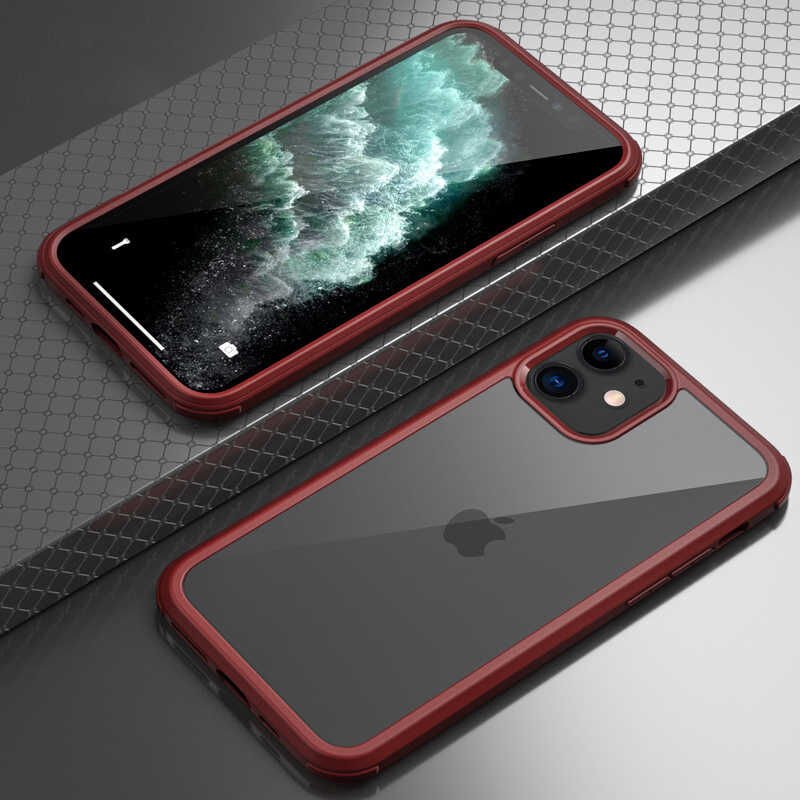Apple iPhone 11 Kılıf HEPTEKİLETİŞİM Dor Silikon Temperli Cam Kapak