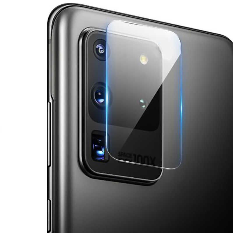 Samsung Galaxy S20 Ultra Kamera Lens Koruyucu Cam Filmi Tam Kaplama Tasarım (z-kamera-camı) Renksiz