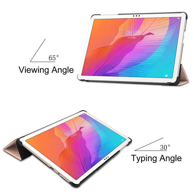 Honor X8 Kılıf Arkası Silikon Pu Deri 360 Korumalı Tasarım (SC.) Lacivert