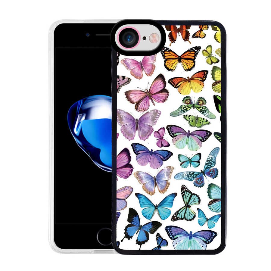 Apple iPhone SE 2020 Kılıf HEPTEKİLETİŞİM M-Fit Desenli Kapak