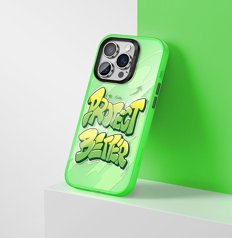 Apple iPhone 13 Pro Kılıf Airbagli TPU Yazı Temalı Benks Dynamic New Kapak