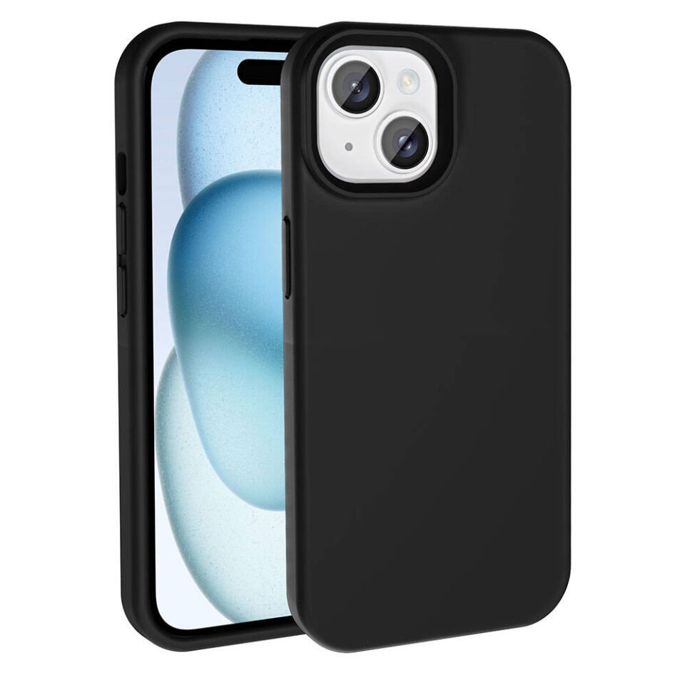 Apple iPhone 14 Kılıf Kamera Çıkıntılı Yumuşak İçi Kadife Lansman Dokulu Silikon Kapak (Kivi) Kırmızı