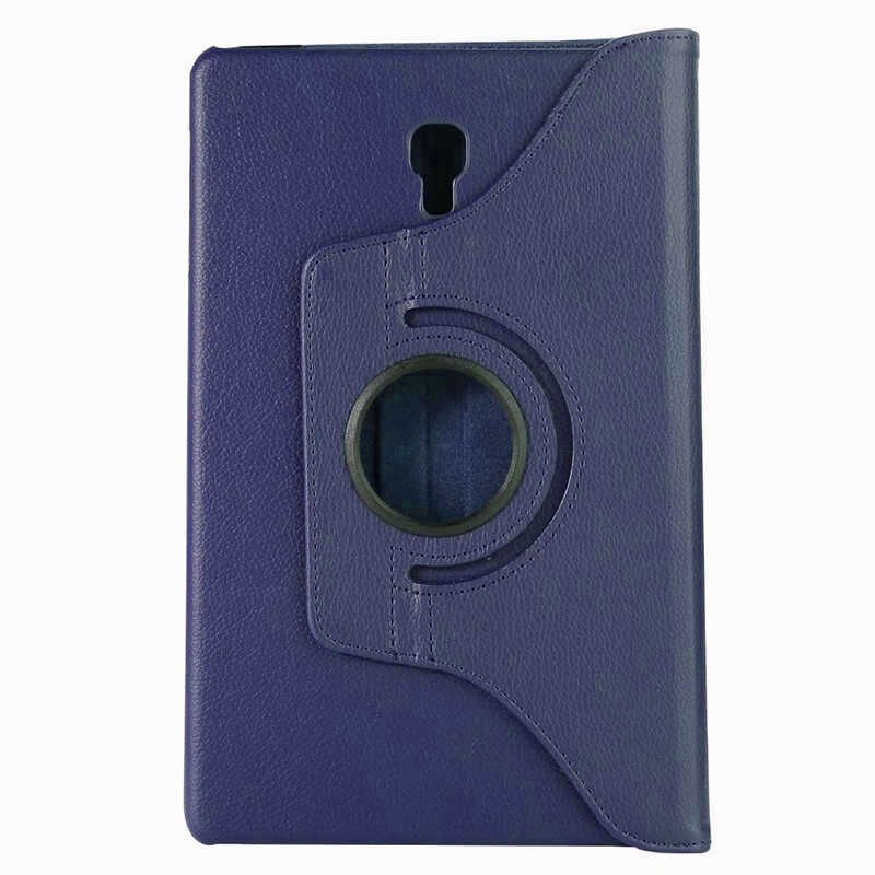 Samsung Galaxy Tab A 10.5 T590 T595 T597 Kılıf Dönebilen Standlı (D-T) Lacivert