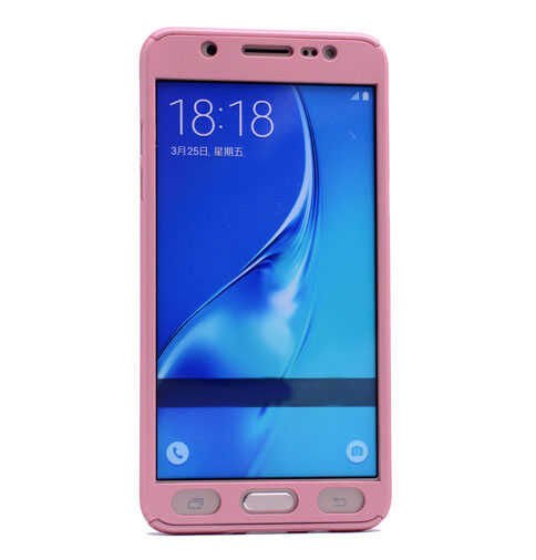 Galaxy J5 2016 Kılıf Zore 360 3 Parçalı Rubber Kapak