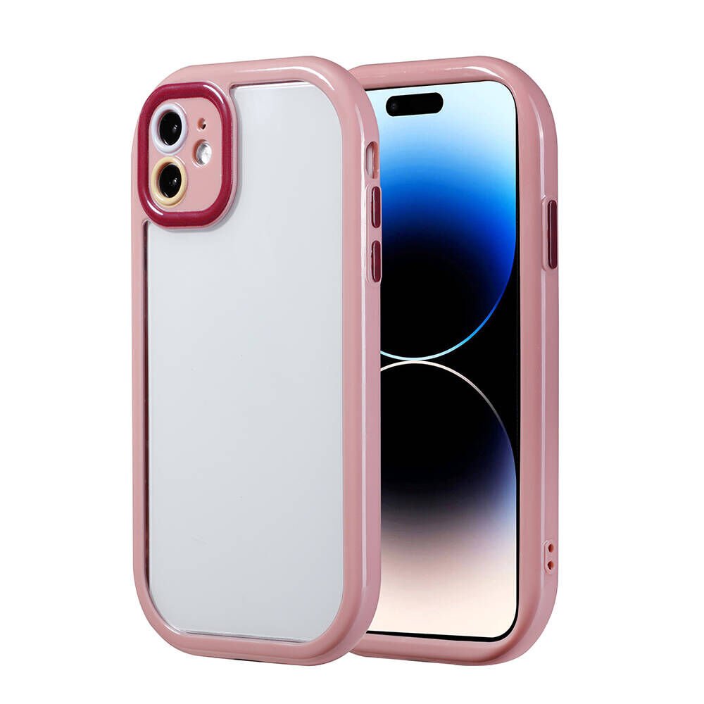 Apple iPhone 11 Kılıf Kamera Korumalı Renkli Kenar ve Çerçeve Tasarımlı HEPTEKİLETİŞİM Vitamin Kapak