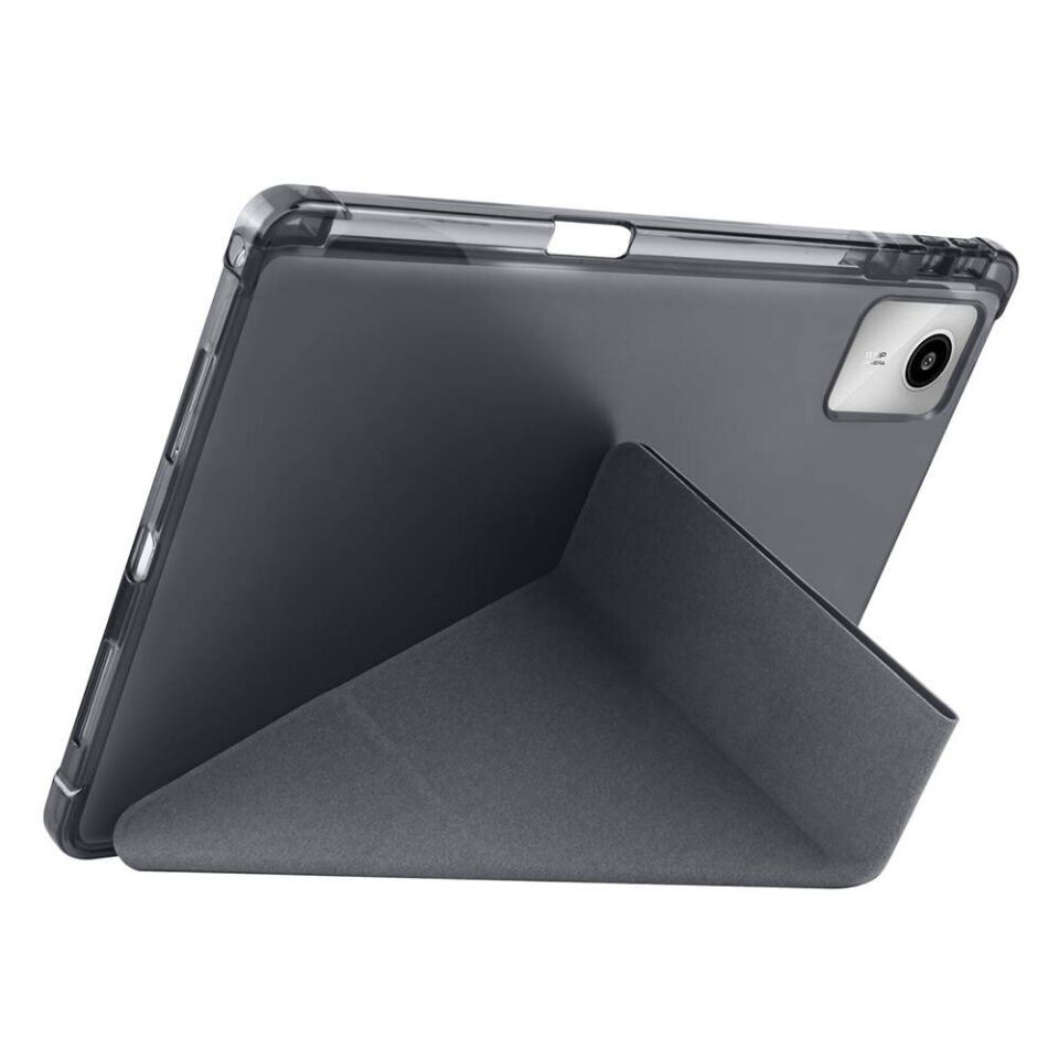 Lenovo M11 TB-330FU Kılıf Kalem Bölmeli Standlı Kılıf (TR) Mavi