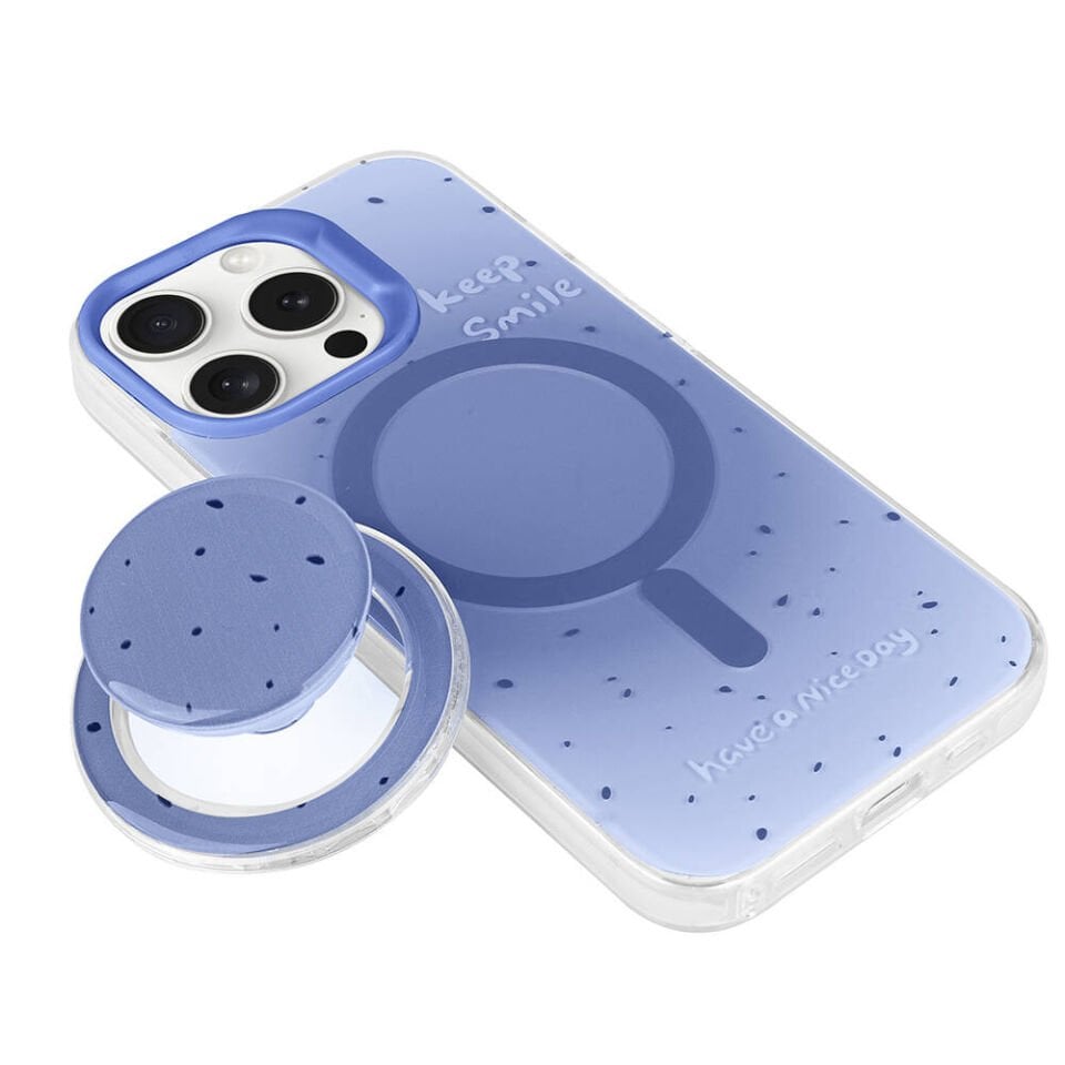 Apple iPhone 15 Pro Kılıf Magsafe Şarj Özellikli Tak-Çıkar Pop Soketli HEPTEKİLETİŞİM Tiktok Kapak