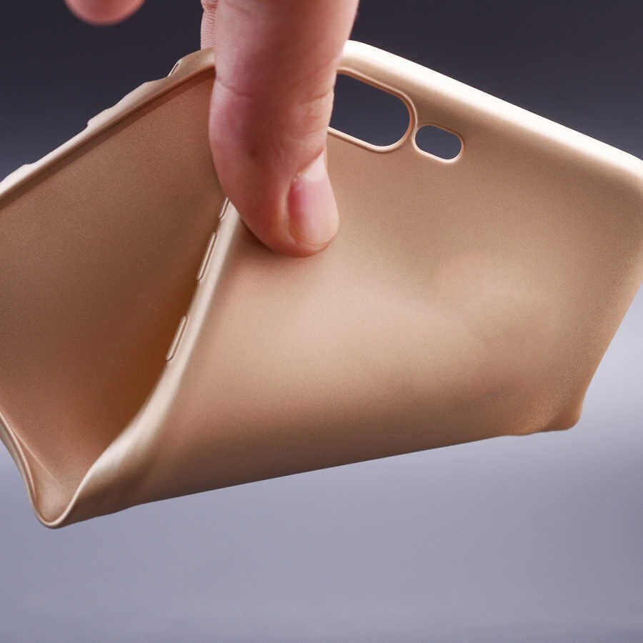 Huawei Honor 10 Kılıf Yumuşak Dokulu Soft Esnek İnce Mat Renkli Silikon Kapak (PREMİER) Rose Gold