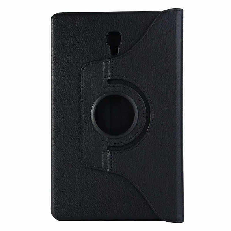 Samsung Galaxy Tab S4 10.5 Sm T830 T835 T837 Kılıf Dönebilen Standlı (D-T) Siyah