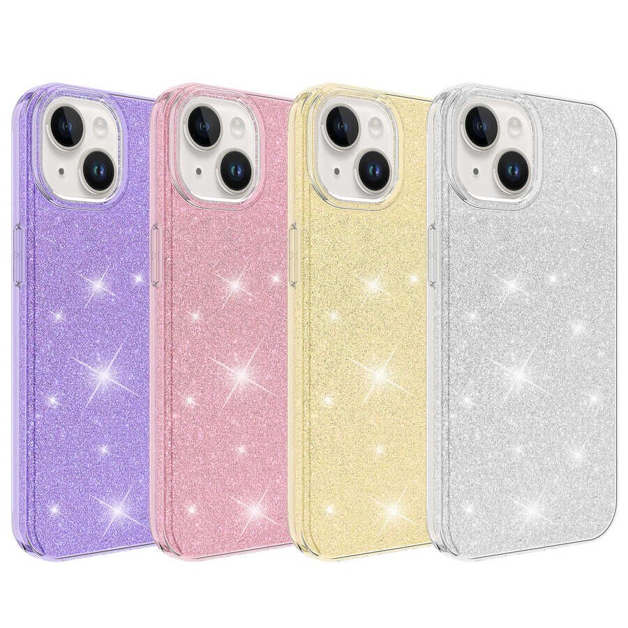 Apple iPhone 14 Kılıf HEPTEKİLETİŞİM Shining Silikon