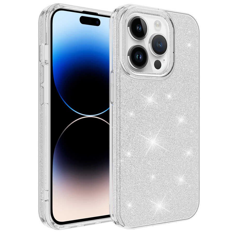 Apple iPhone 14 Pro Kılıf HEPTEKİLETİŞİM Shining Silikon