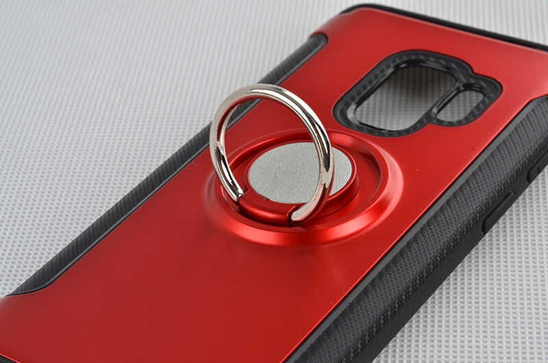 Samsung Galaxy S9 Kılıf HEPTEKİLETİŞİM Yüzüklü Verus Kapak