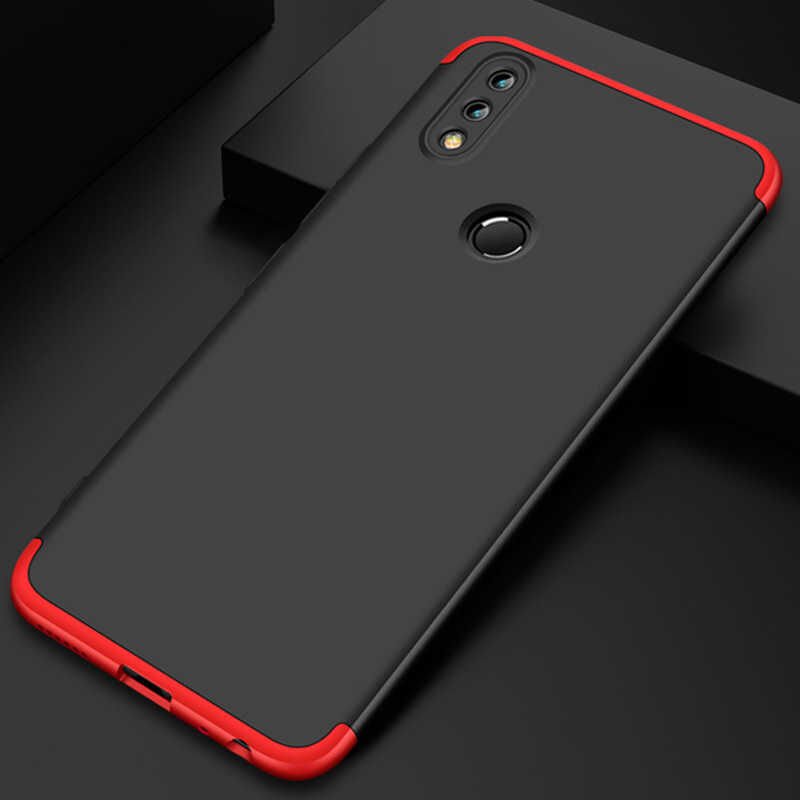 Huawei Honor Play Kılıf 360 Tam Koruma Ön Ve Arka Sert Mika Kapak Orjinal Ays Gkk Kapak Gold