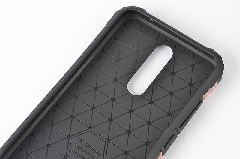 Xiaomi Redmi 8A Kılıf Armor Köşe Korumalı Çift Katman Tank Zırh Kapak (CRASH) Kırmızı