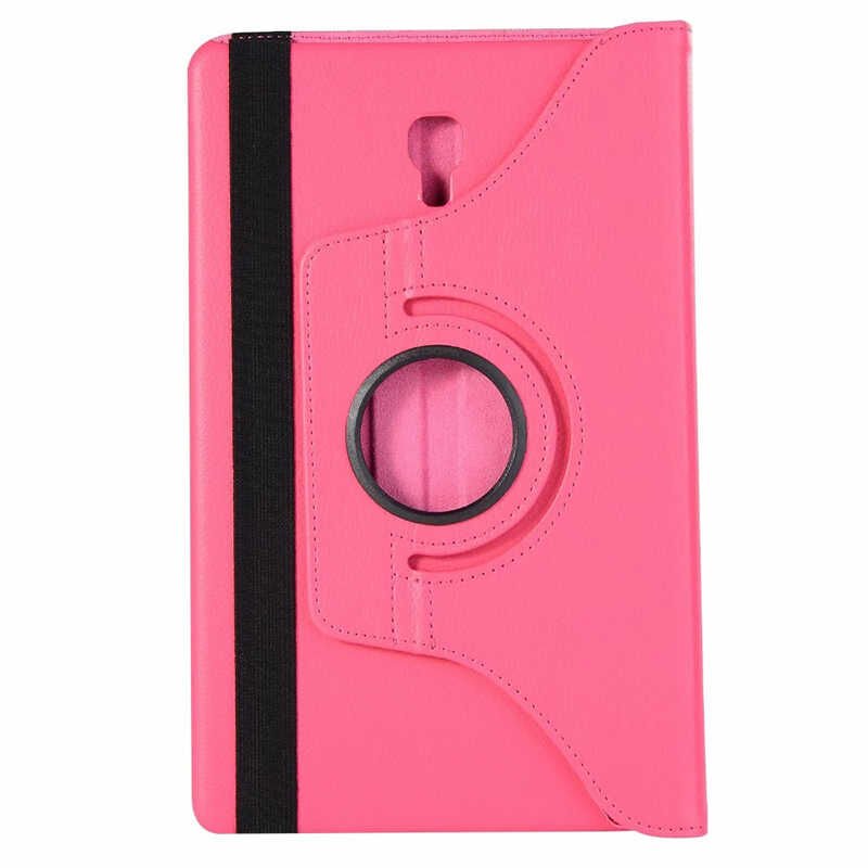 Samsung Galaxy Tab S4 10.5 Sm T830 T835 T837 Kılıf Dönebilen Standlı (D-T) Pembe Koyu