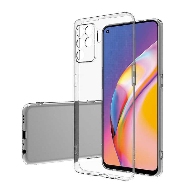 Oppo Reno 5 Lite Kılıf HEPTEKİLETİŞİM Kamera Korumalı Süper Silikon Kapak