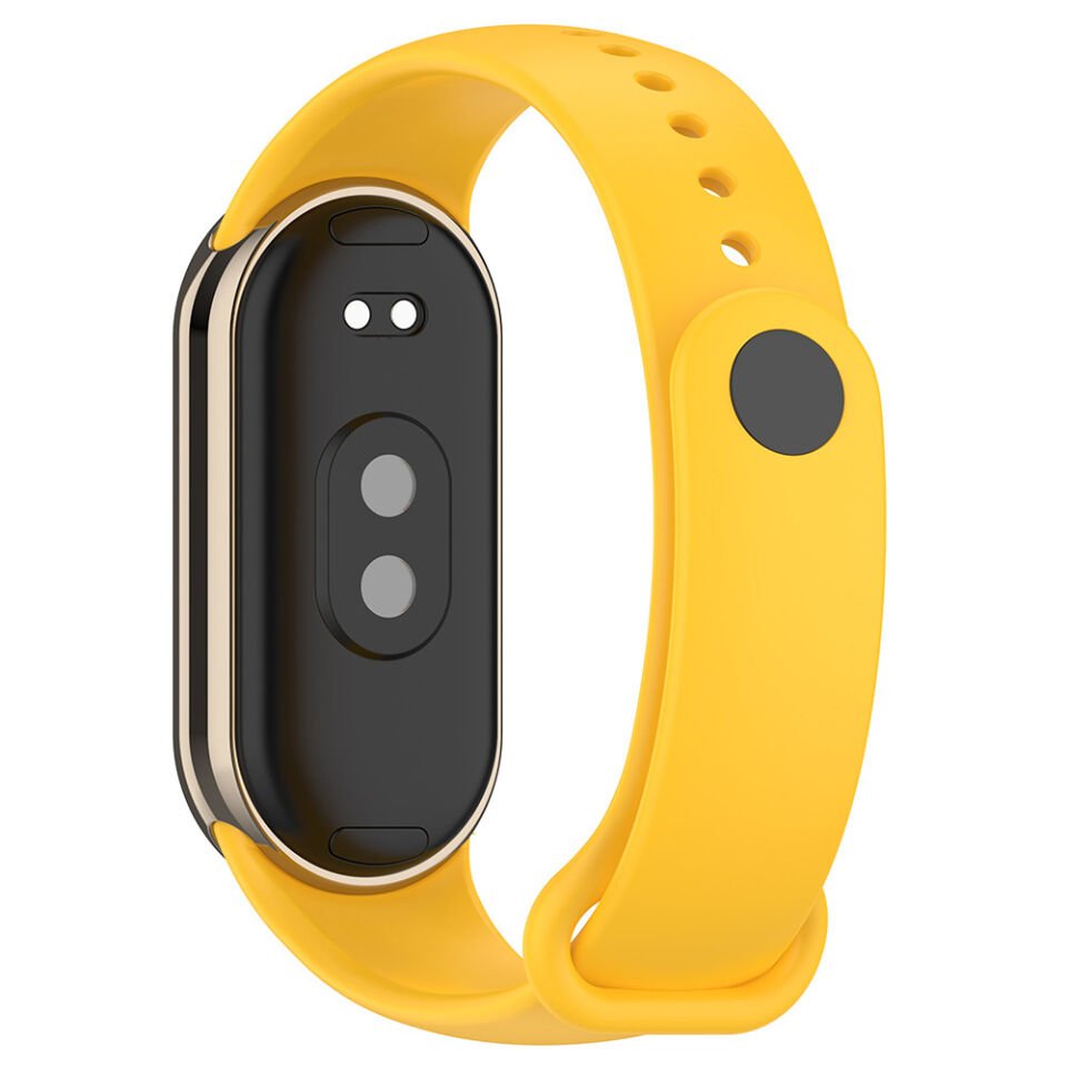 Xiaomi Mi Band 8 Serisi Kordon Silikon Strap Kayış (Klasik) Gri