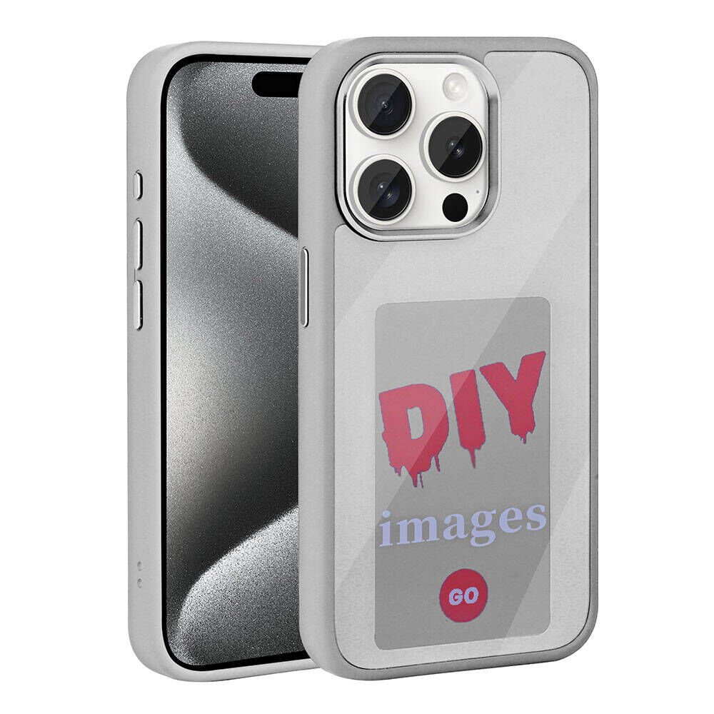 Apple iPhone 15 Pro Max Kılıf Ekranı Yansıtan HEPTEKİLETİŞİM Akıllı NFC Kapak