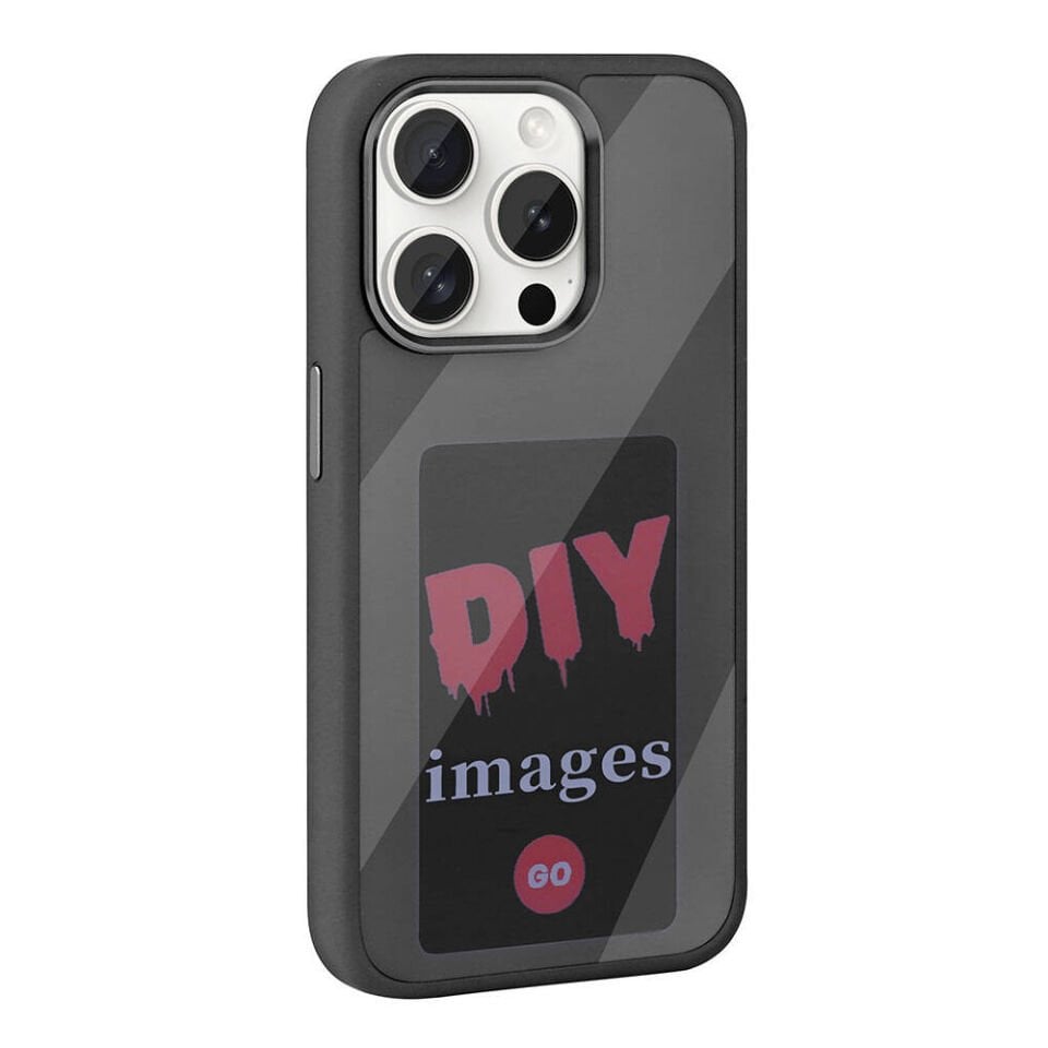 Apple iPhone 15 Pro Max Kılıf Ekranı Yansıtan HEPTEKİLETİŞİM Akıllı NFC Kapak