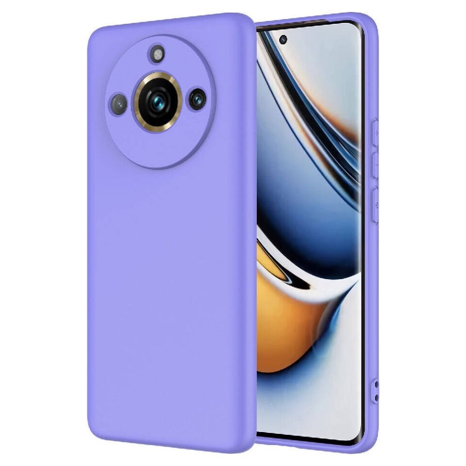 Realme 11 Pro Plus Kılıf Kadife İç Yüzey Yumuşak Dokulu Kamera Korumalı Kapak (MARA) Siyah