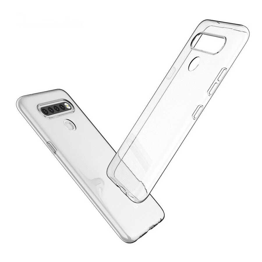 LG K61 Kılıf HEPTEKİLETİŞİM Süper Silikon Kapak