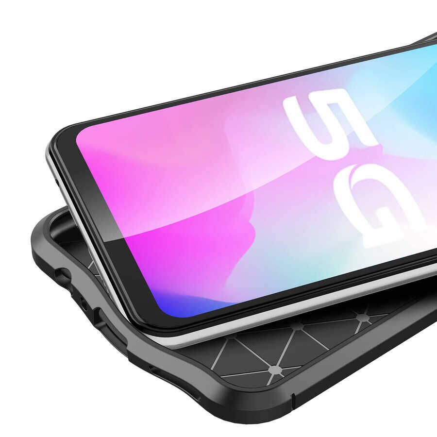 Vivo V21E Kılıf Deri Görünümlü Renk Atmayan Dayanaklı Silikon Kapak (NİSS) Kırmızı