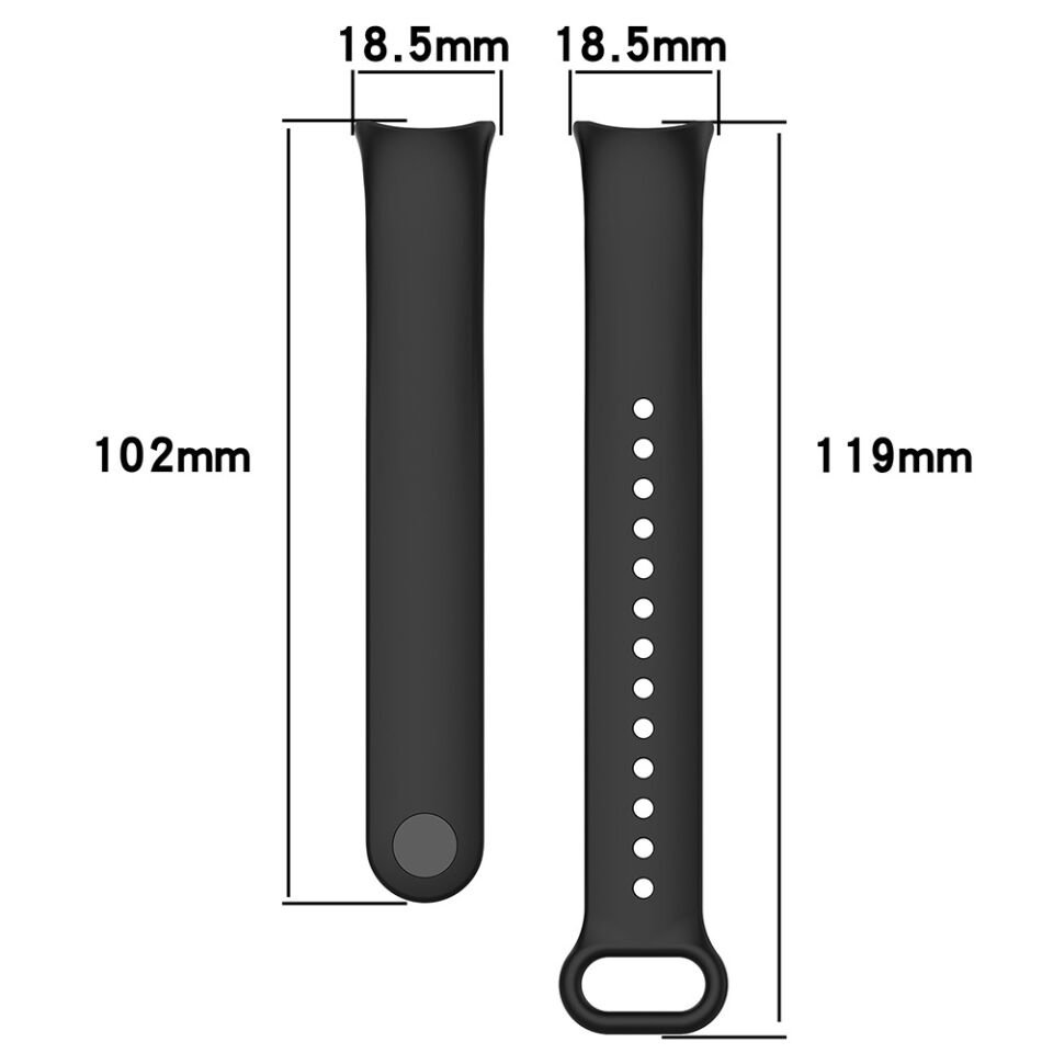 Xiaomi Mi Band 8 Serisi Kordon Silikon Strap Kayış (Klasik) Sarı