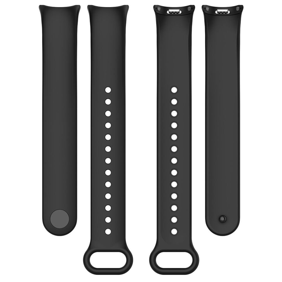 Xiaomi Mi Band 8 Serisi Kordon Silikon Strap Kayış (Klasik) Sarı