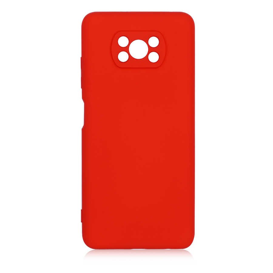 Xiaomi Poco X3 Kadife İç Yüzey Yumuşak Dokulu Kamera Korumalı İnce Kapak (MARA) Koyu Yeşil