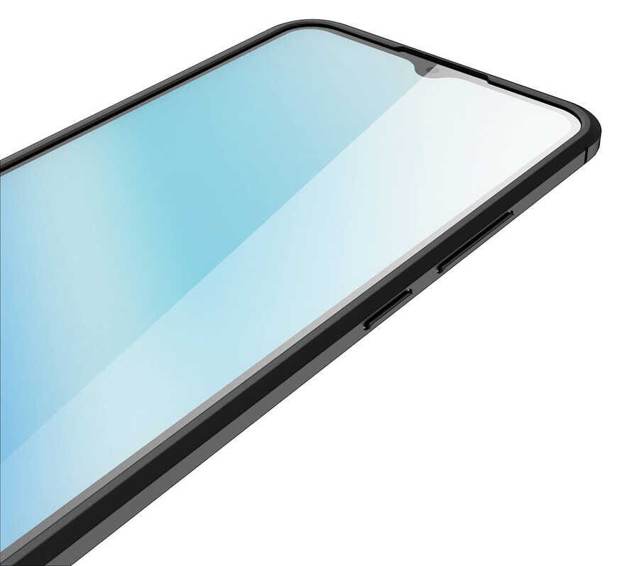 Realme C25 Kılıf Deri Görünümlü Renk Atmayan Dayanaklı Silikon Kapak (NİSS) Kırmızı