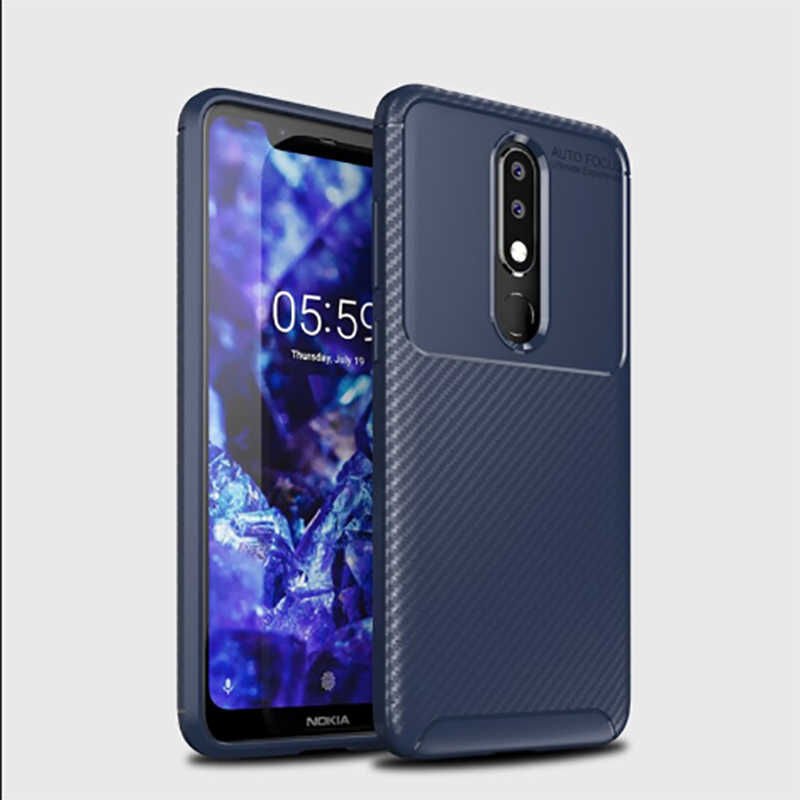 Nokia 5.1 Plus Kılıf HEPTEKİLETİŞİM Negro Silikon Kapak