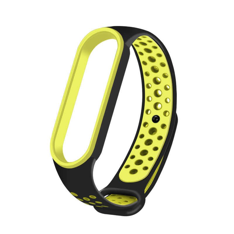 Xiaomi Mi Band 5 Silikon Kordon Kayış Tasarım (KRD-02) NO3