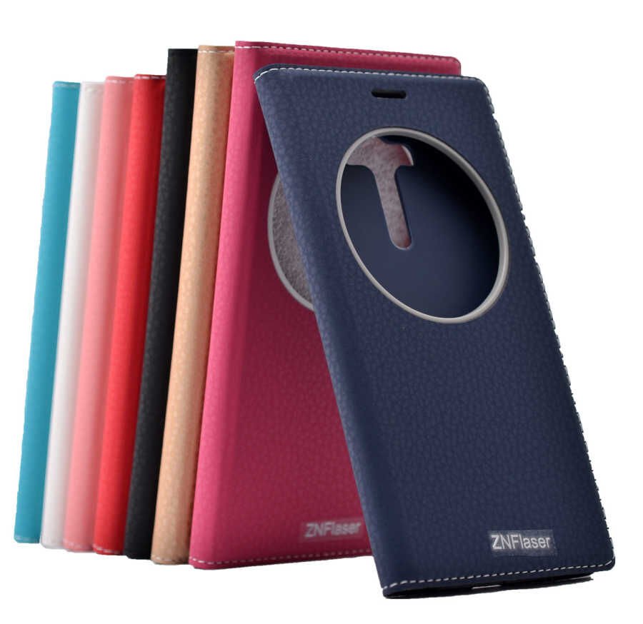 Asus Zenfone 2 Laser ZE550KL Kapaklı Kılıf Mıknatıslı 360 Tam Korumalı (DOLCE) Turkuaz