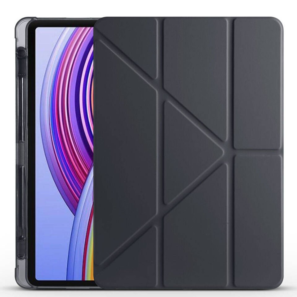 Xiaomi Poco Pad Kılıf HEPTEKİLETİŞİM Tri Folding Kalem Bölmeli Standlı Kılıf