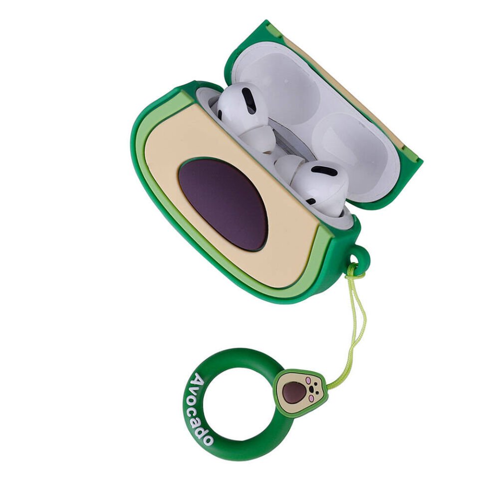 Apple Airpods Pro 2 HEPTEKİLETİŞİM TPU Kabartma Figürlü İpli Airbag 37 Silikon Kılıf