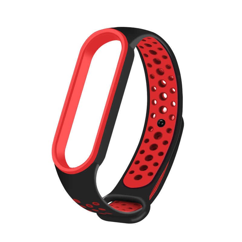 Xiaomi Mi Band 5 Silikon Kordon Kayış Tasarım (KRD-02) NO1