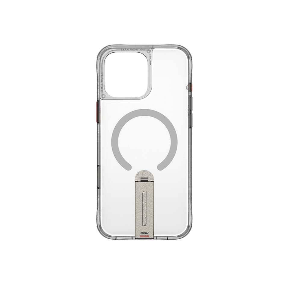 Apple iPhone 16 Pro Max Kılıf Magsafe Şarj Özellikli 360 Derece Dönebilen Standlı Skinarma Helix Kapak