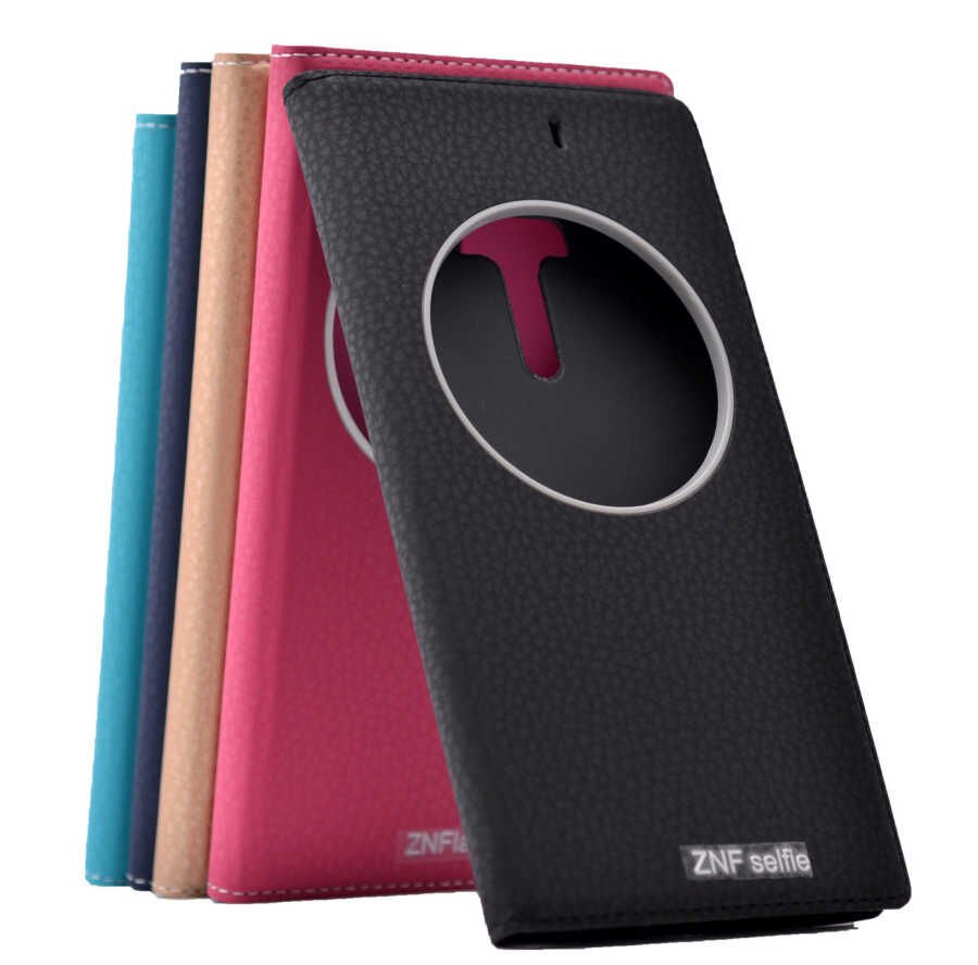 Asus Zenfone Selfİe ZD551KL Kapaklı Kılıf Mıknatıslı 360 Tam Korumalı (DOLCE) Kırmızı