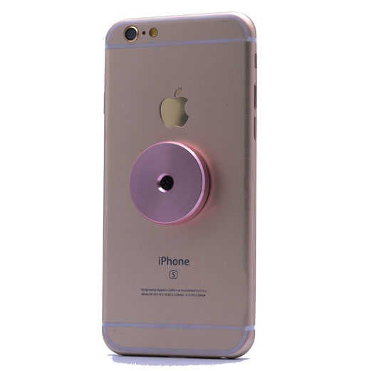 Düz Zemine Yapışan Mıknatıslı Araç Telefon Tutucu (1) Rose Gold