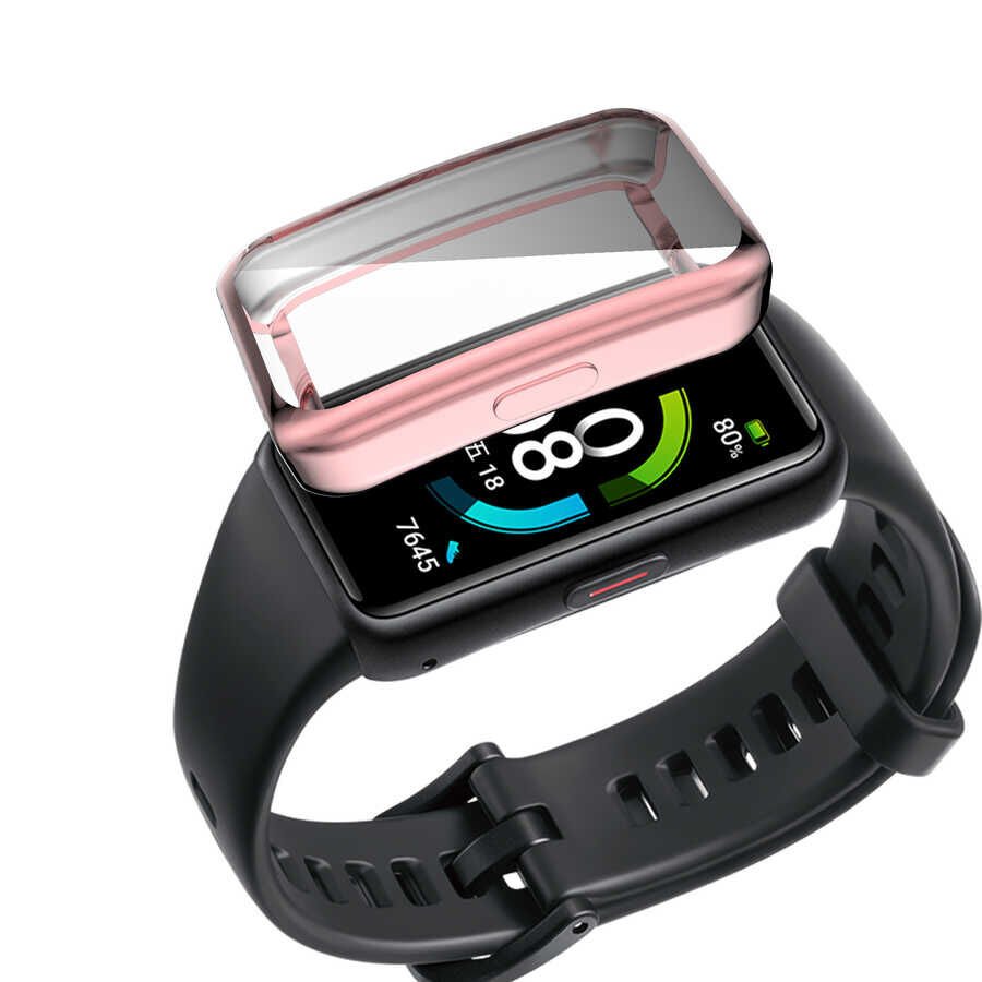 Huawei Band 7 HEPTEKİLETİŞİM Watch Gard 09 Koruyucu Silikon