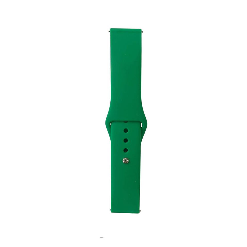 Huawei GT2 46mm - 22mm Kordon Silikon Strap Kayış (Klasik) Grass Green