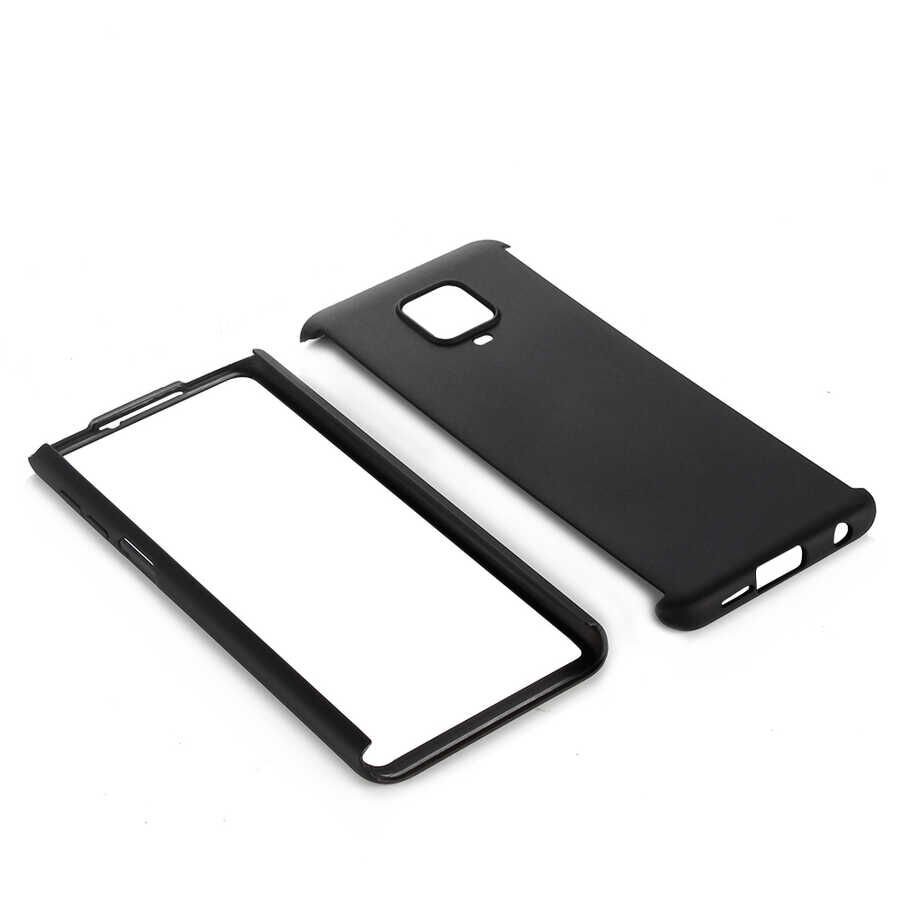 Xiaomi Redmi Note 9S Kılıf HEPTEKİLETİŞİM 360 3 Parçalı Rubber Kapak