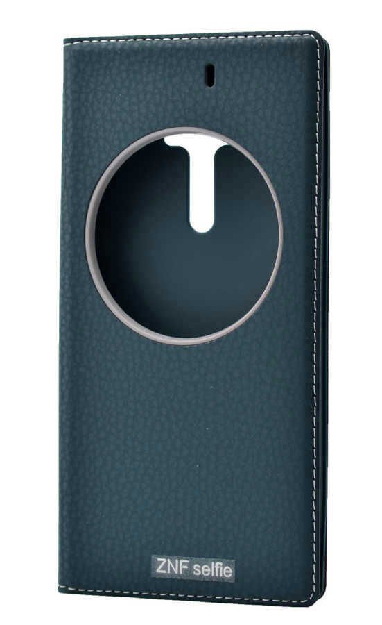 Asus Zenfone Selfİe ZD551KL Kapaklı Kılıf Mıknatıslı 360 Tam Korumalı (DOLCE) Koyu Yeşil