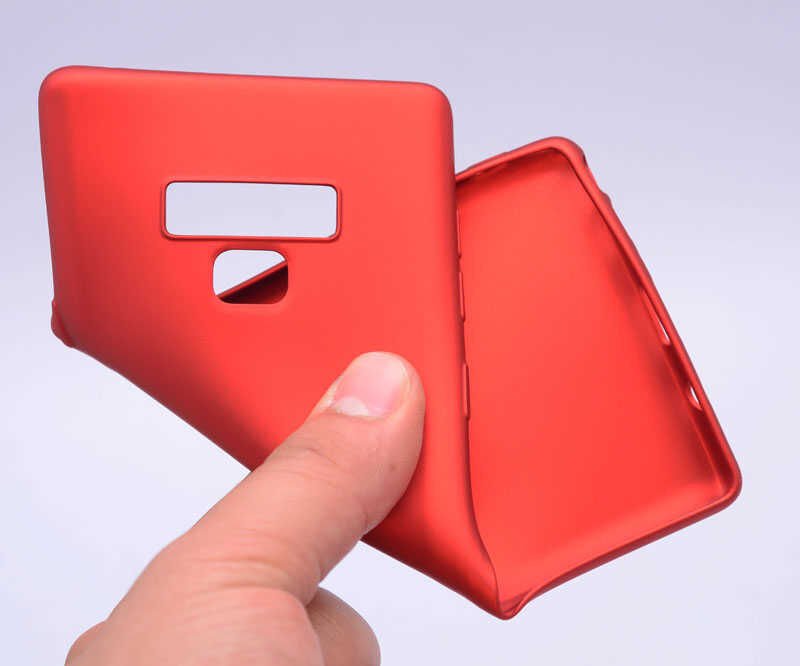 Samsung Galaxy Note 9 Kılıf Yumuşak Dokulu Soft Esnek İnce Mat Renkli Silikon Kapak (PREMİER) Siyah