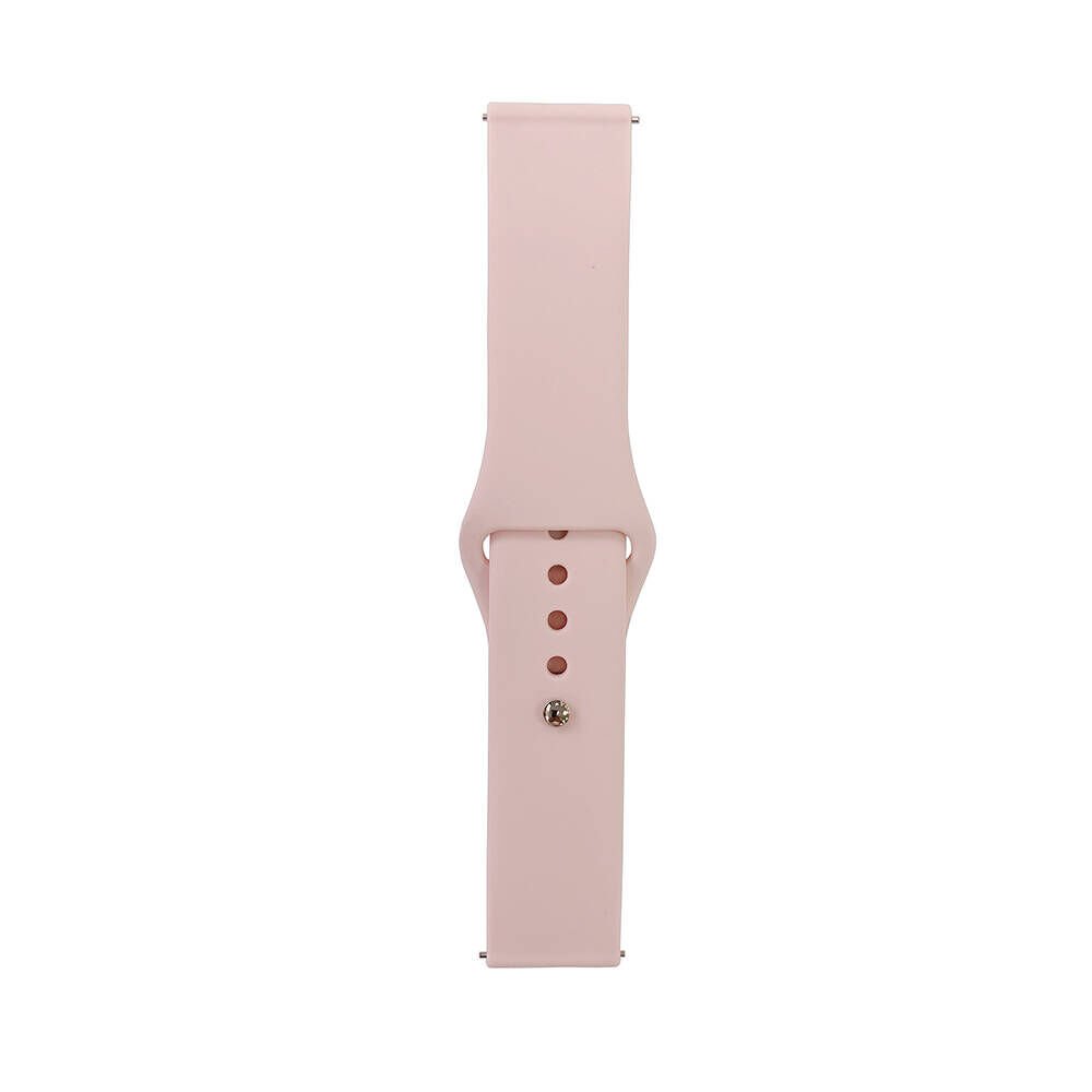 Huawei GT2 46mm - 22mm Kordon Silikon Strap Kayış (Klasik) Sand Powder