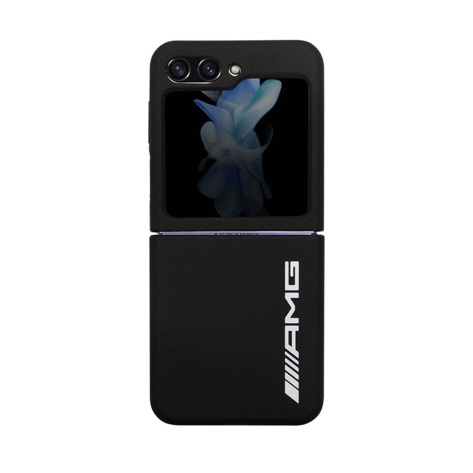 Samsung Galaxy Z Flip 5 Kılıf AMG Magsafe Şarj Özellikli Büyük Logo Dizayn Orjinal Lisanslı Kapak